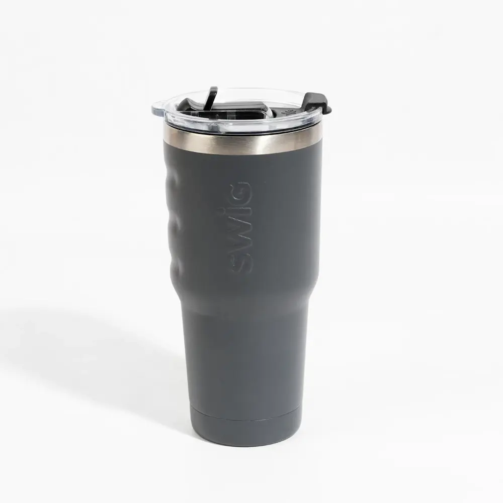 Swig Ultra Grip Charcoal Tumbler 590mL