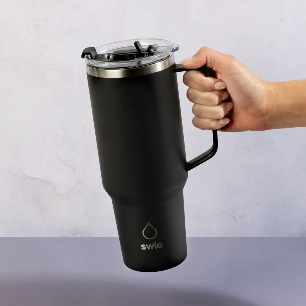 Swig Black Matte Tumbler 1200mL