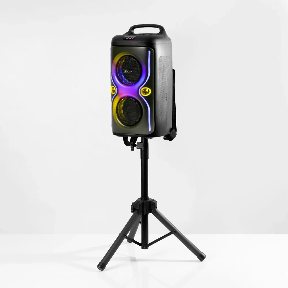 X Echo Backpack Bluetooth Party Speaker with LED Stand