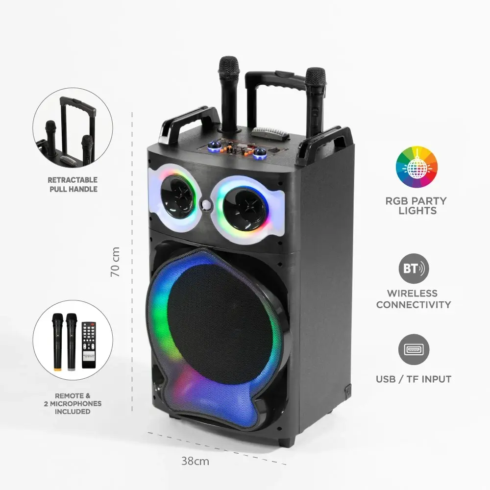 710 Trolley Speaker With Wireless Microphones