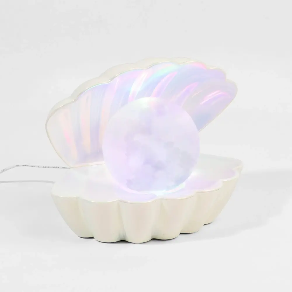 Cloud Pearl Shell Lamp White