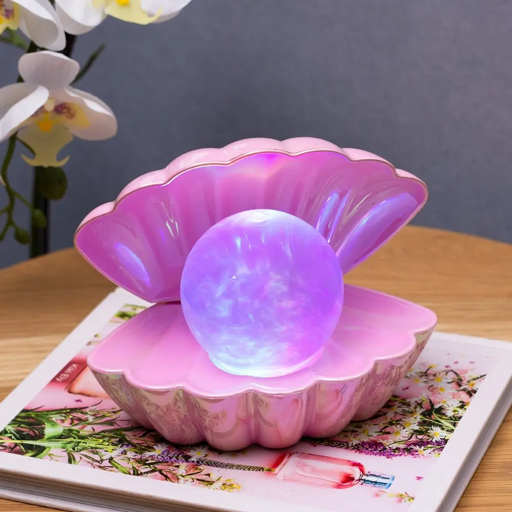 Cloud Pearl Shell Lamp Pink