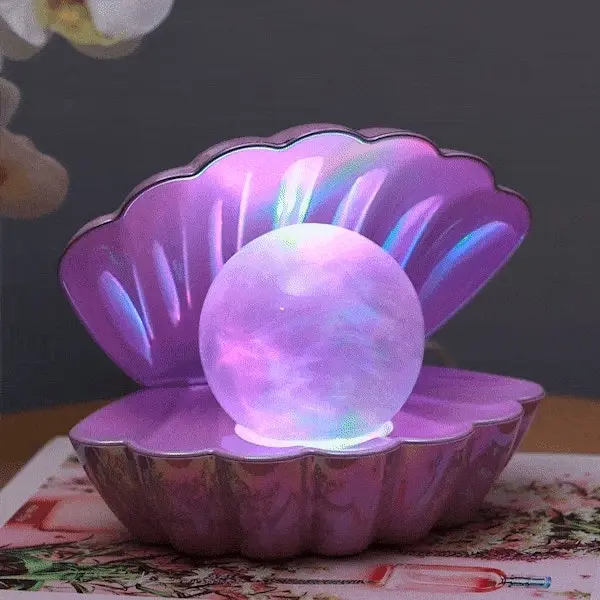 Cloud Pearl Shell Lamp Purple