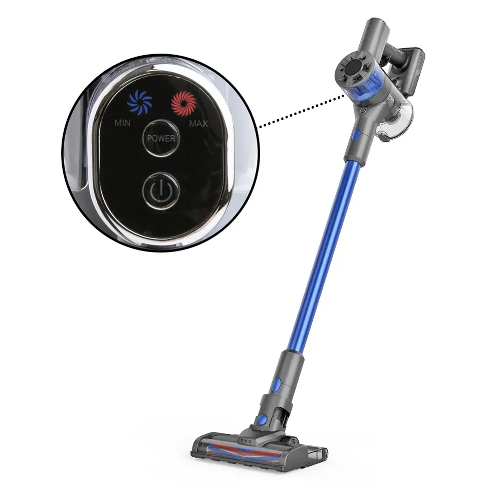 MyGenie H20 Pro Wet Mop 2in1 Cordless Stick Vacuum Blue