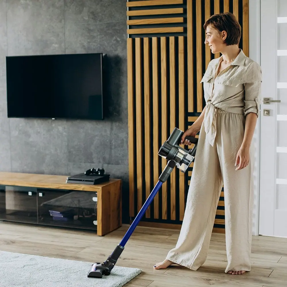 MyGenie H20 Pro Wet Mop 2in1 Cordless Stick Vacuum Blue