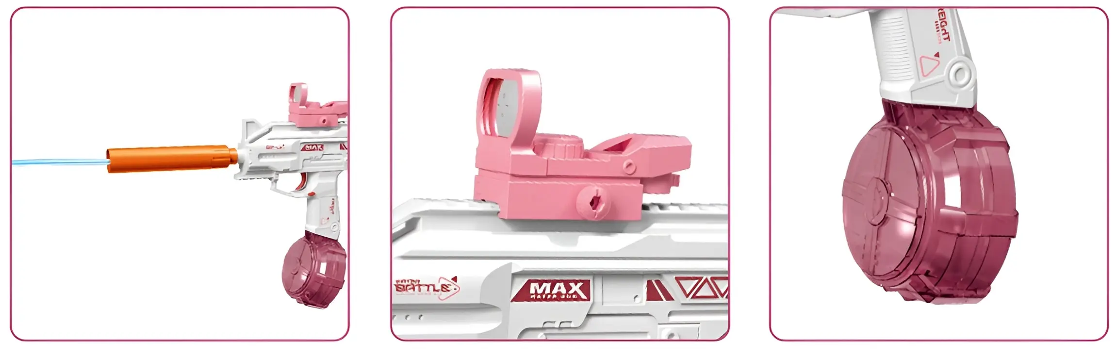 Scar Electric Water Gun - Pink