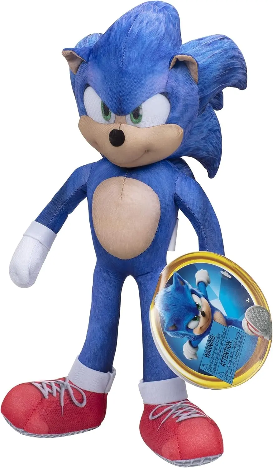 Sonic the Hedgehog Plush Sonic 2 Movie 13" Talking Sonic Plush