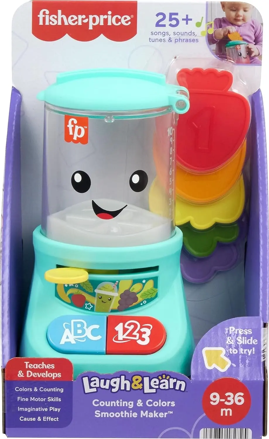 Fisher-Price Laugh & Learn Baby Smoothie Maker Pretend Blender