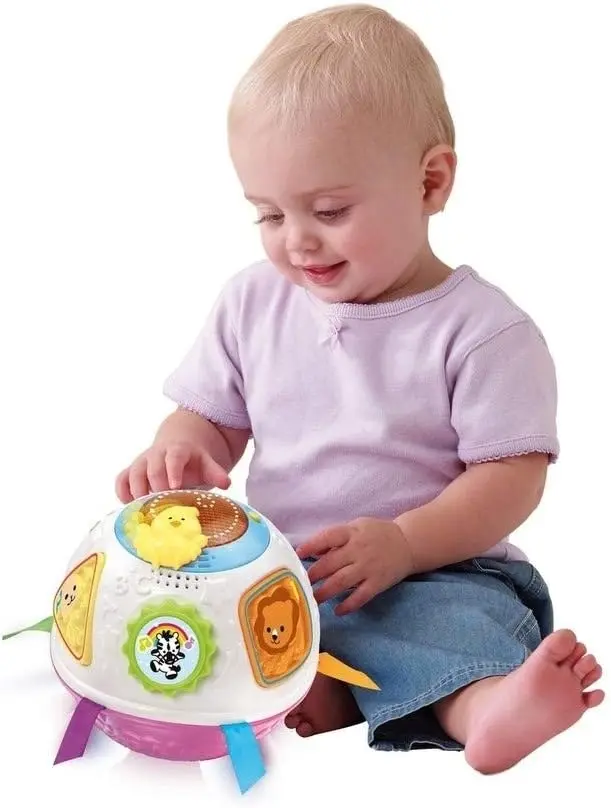 VTech Crawl & Learn Bright Lights Ball Pink