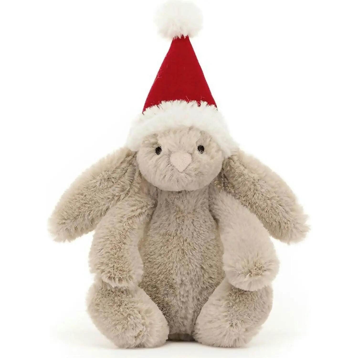 Jellycat - Bashful Christmas Bunny Decoration Beige Small 18x10x9cm