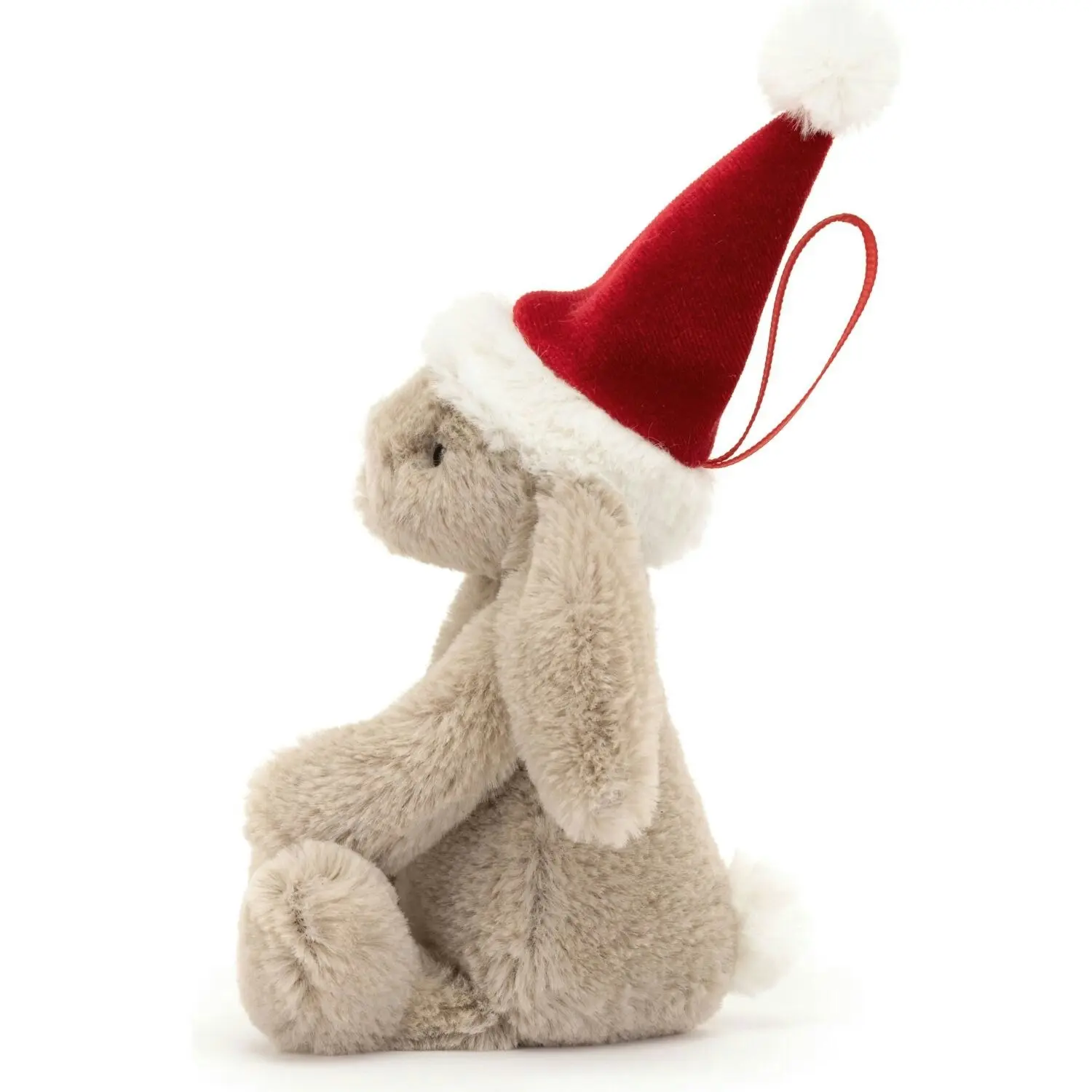 Jellycat - Bashful Christmas Bunny Decoration Beige Small 18x10x9cm