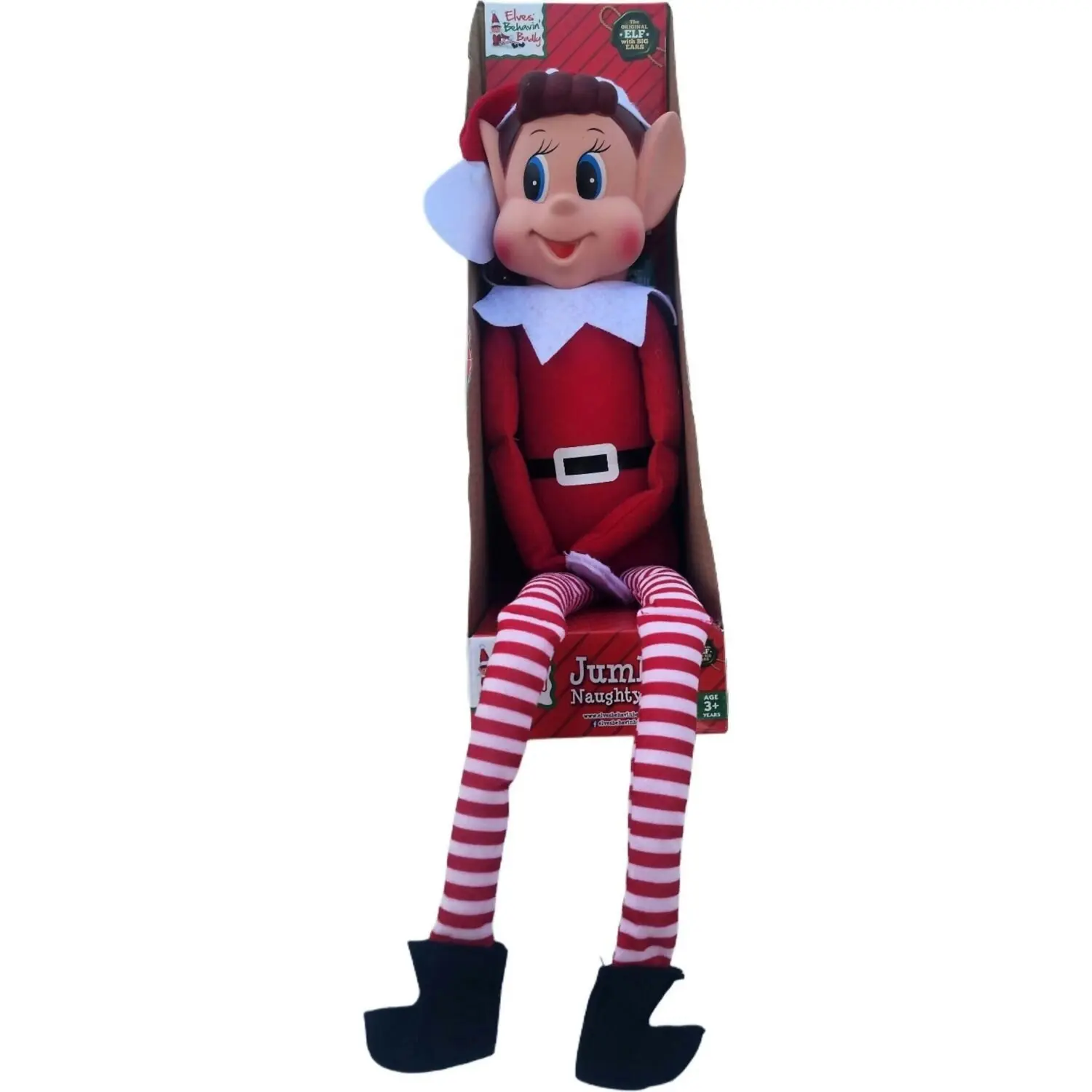 Elves Behavin' Badly - Jumbo Naughty Elfie Elf 65cm Xmas