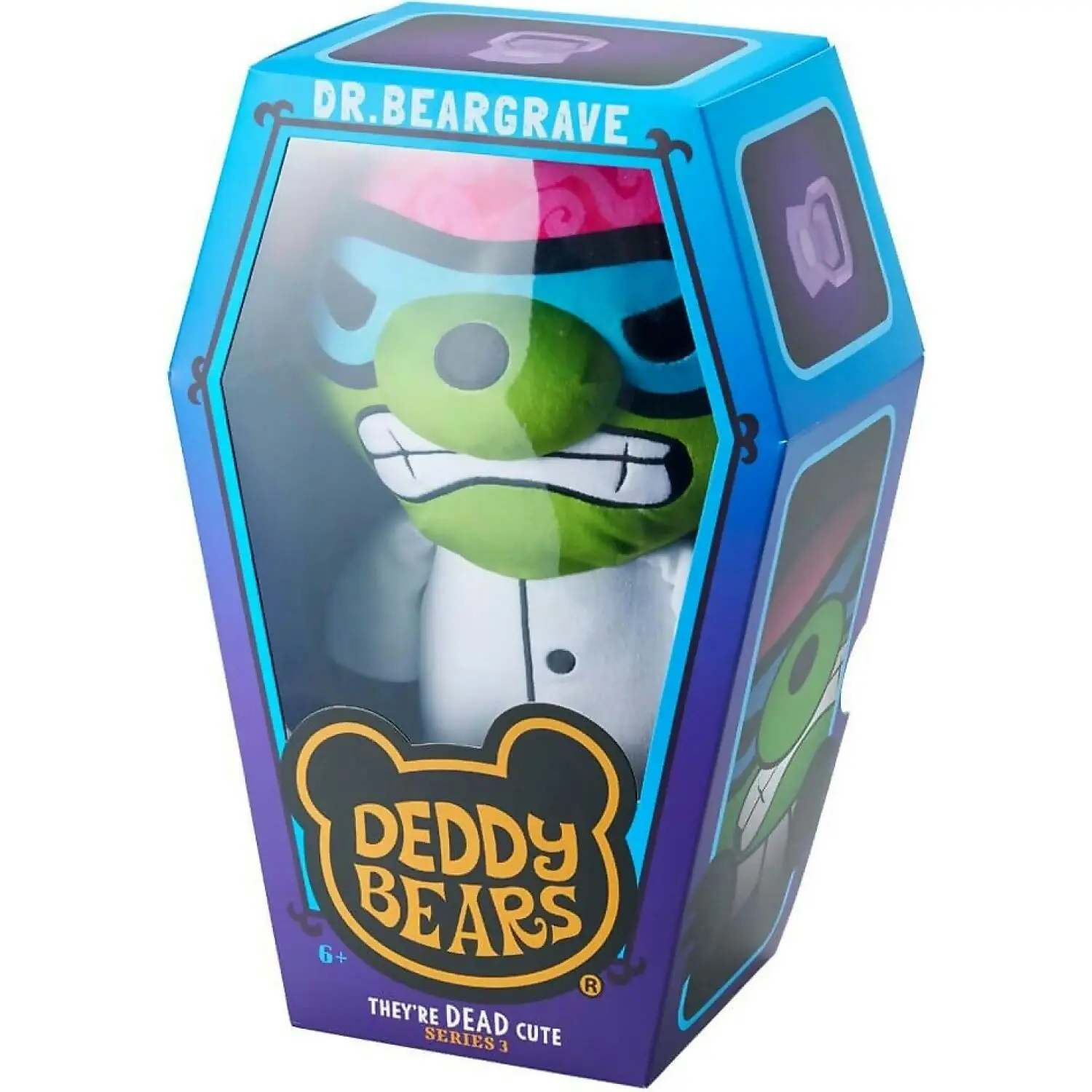 Deddy Bears - Dr. Beargrave Series 3 Plush In Large Coffin - Jasnor