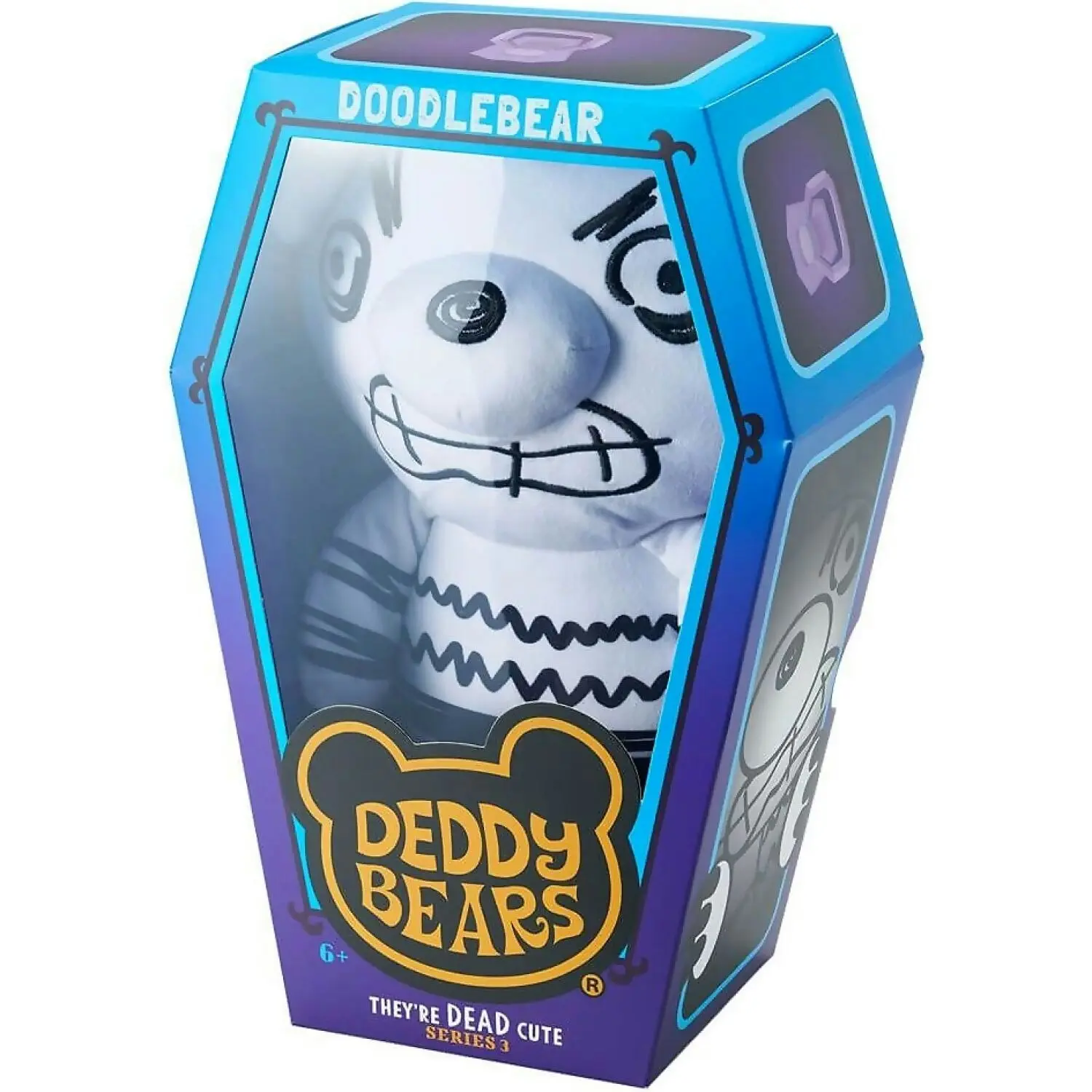 Deddy Bears - Doodlebear Series 3 Plush In Large Coffin - Jasnor