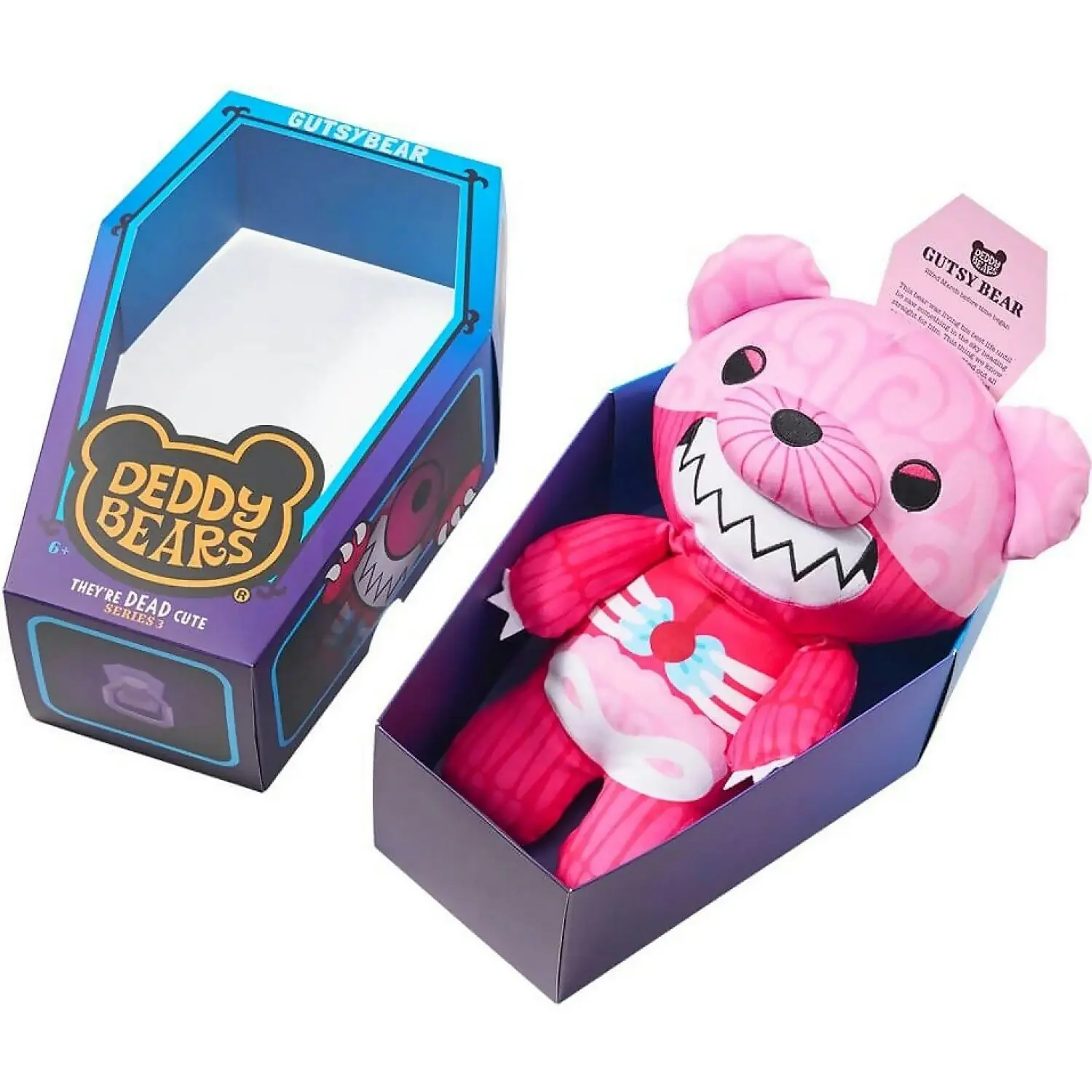 Deddy Bears - Gutsybear Series 3 Plush In Large Coffin - Jasnor