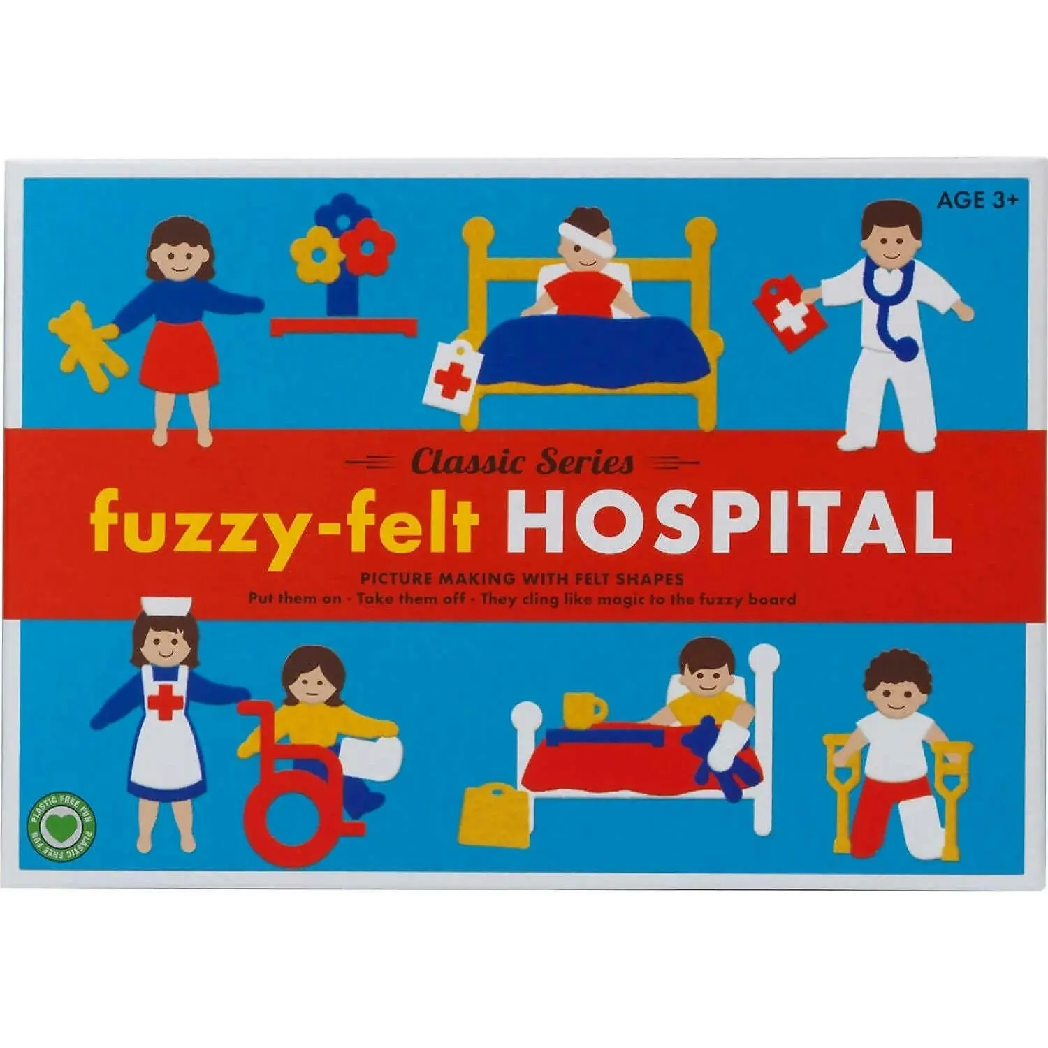 Peterkin - Fuzzy Felt - Classic Series - Hospital