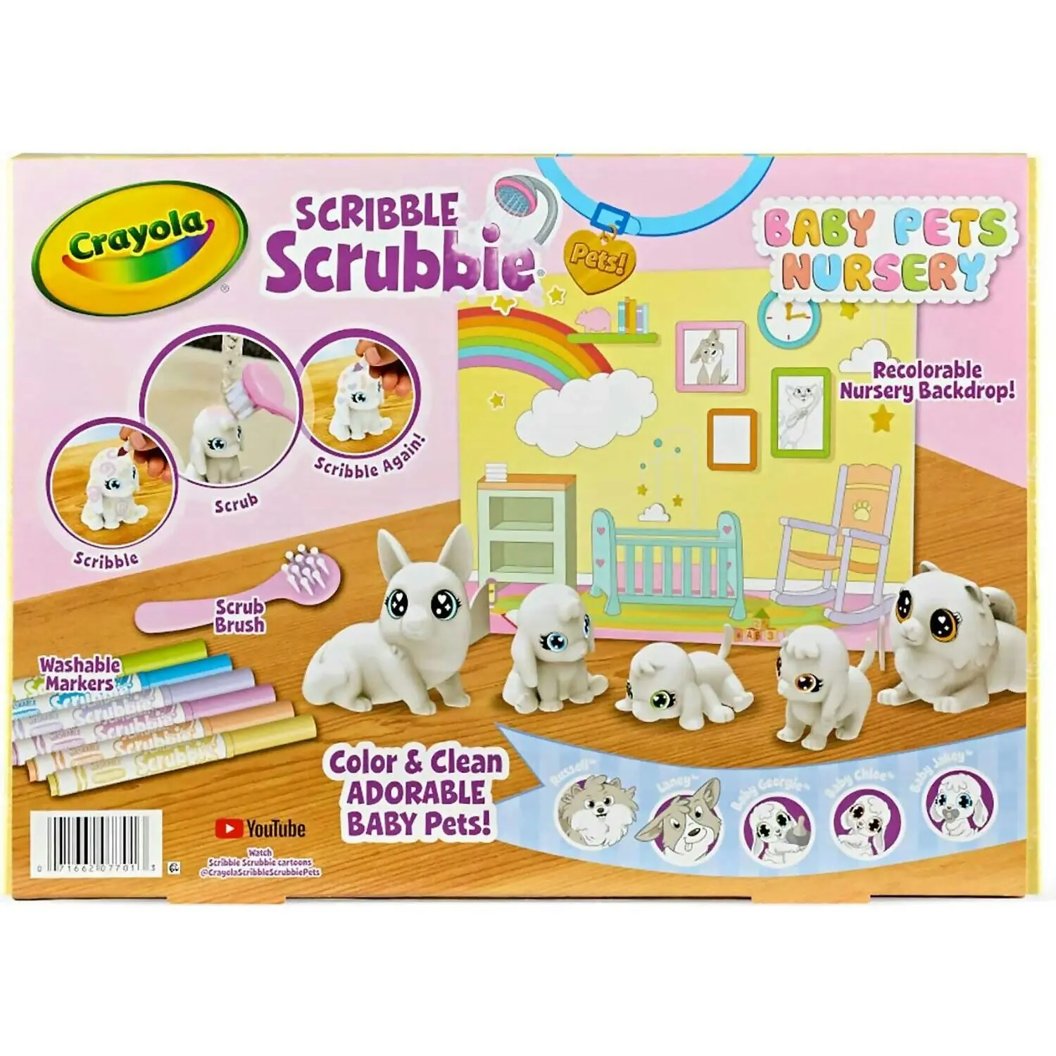 Crayola - Scribble Scrubbie Pets Baby Pets Nursery