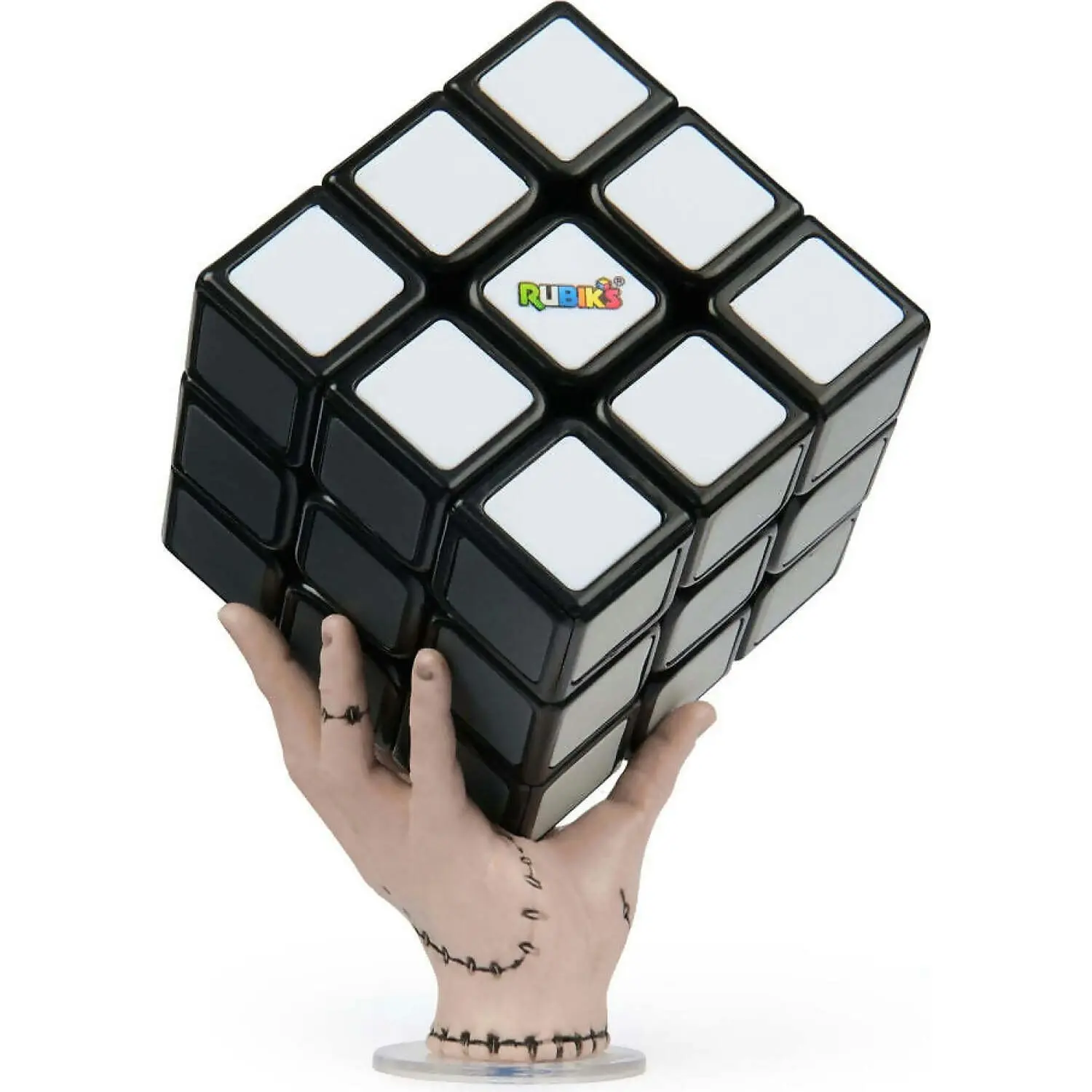 Rubik's - 3x3 Greyscale Wednesday Rubiks Cube