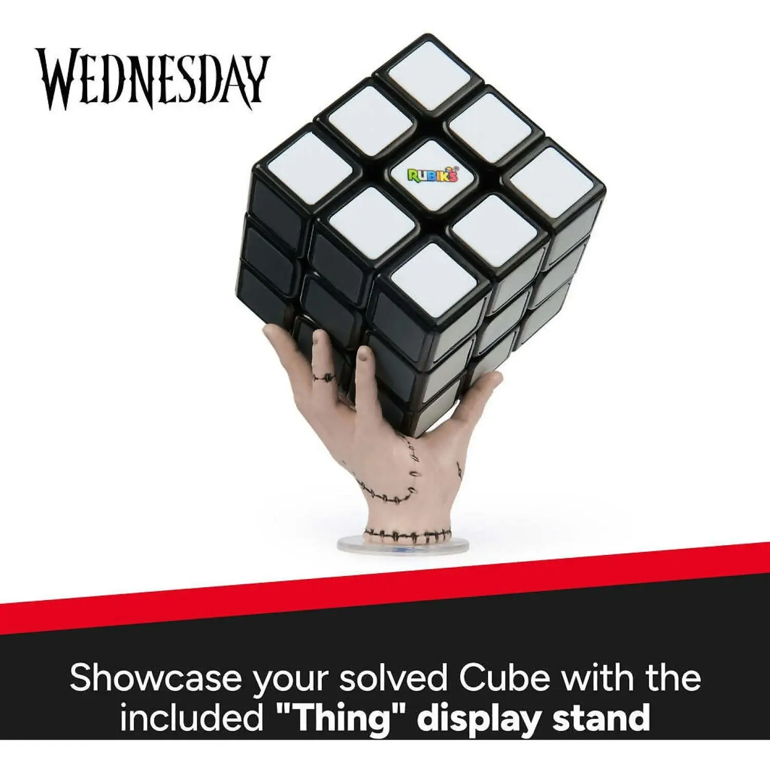 Rubik's - 3x3 Greyscale Wednesday Rubiks Cube