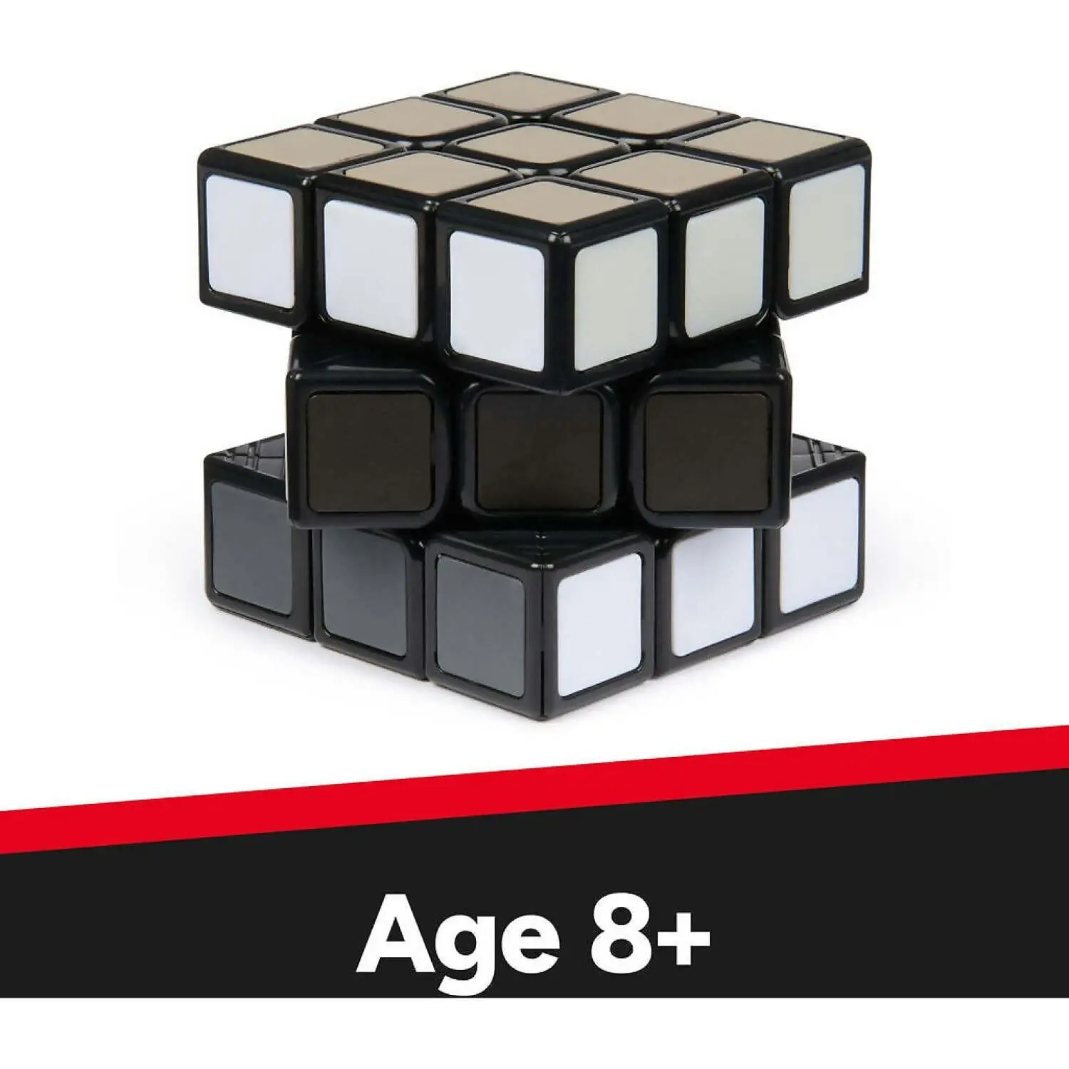 Rubik's - 3x3 Greyscale Wednesday Rubiks Cube