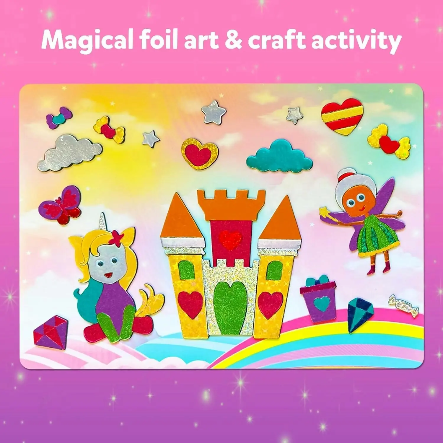 Skillmatics - Foil Fun: Unicorn & Princess No Mess Art Kit