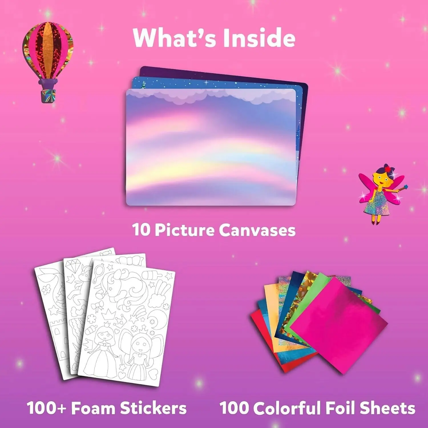 Skillmatics - Foil Fun: Unicorn & Princess No Mess Art Kit