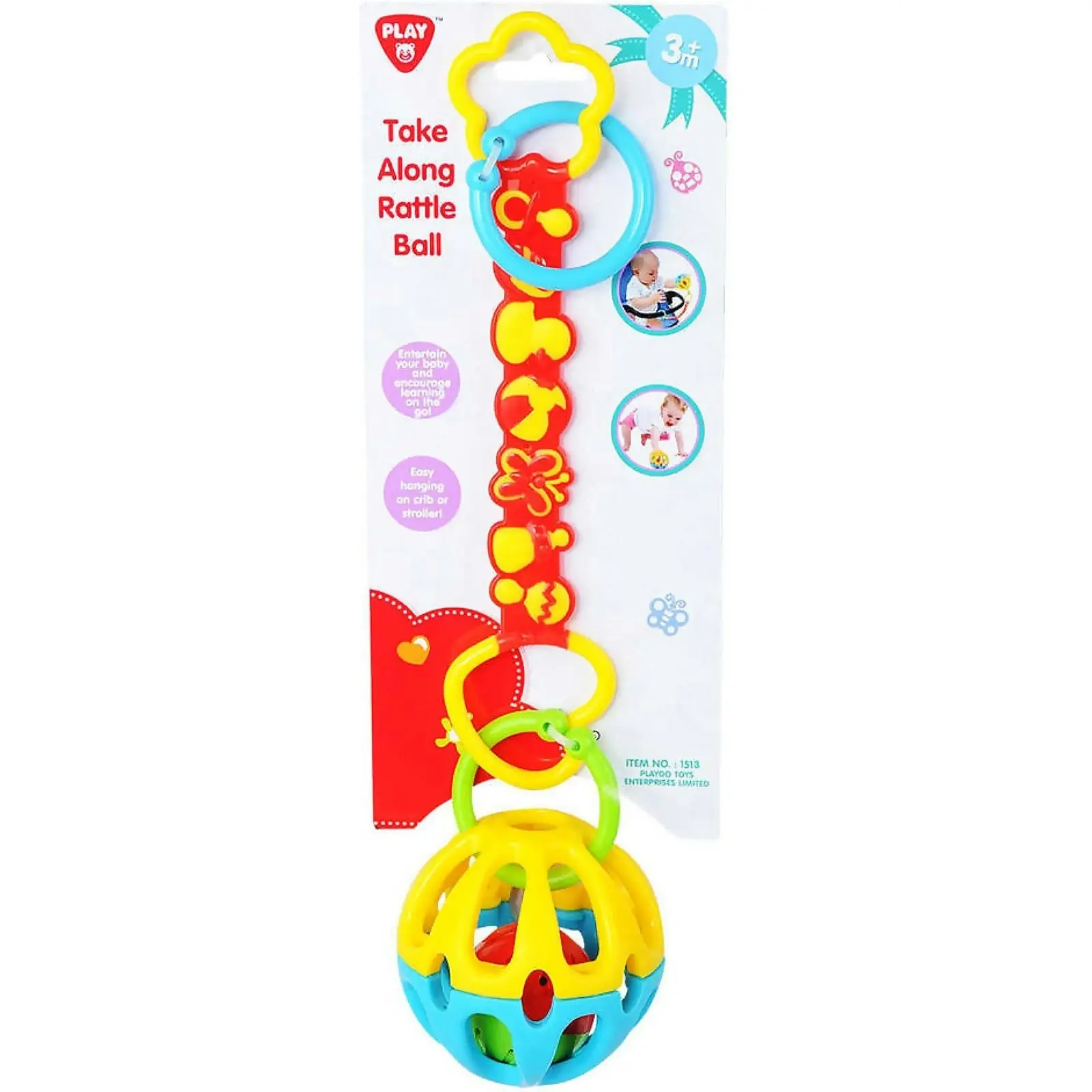 Playgo Toys Ent. Ltd - Take Along Rattle Ball