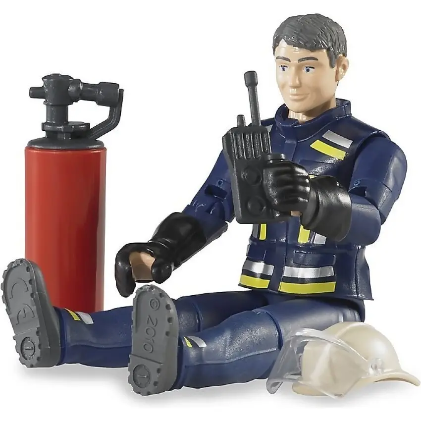 Bruder - Fireman With Accessories