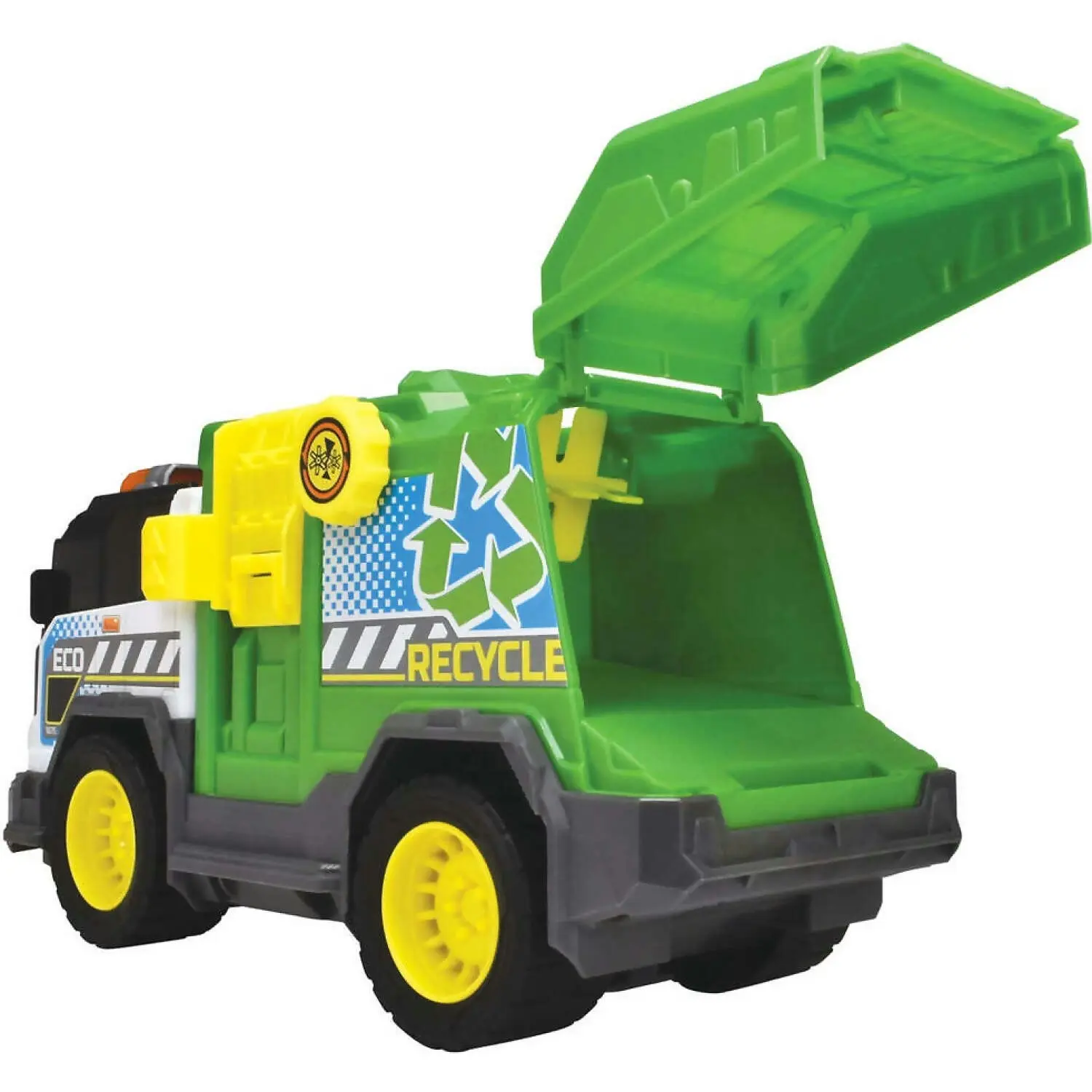 Dickie Toys - Recycle Truck Light & Sound Trash Crusher