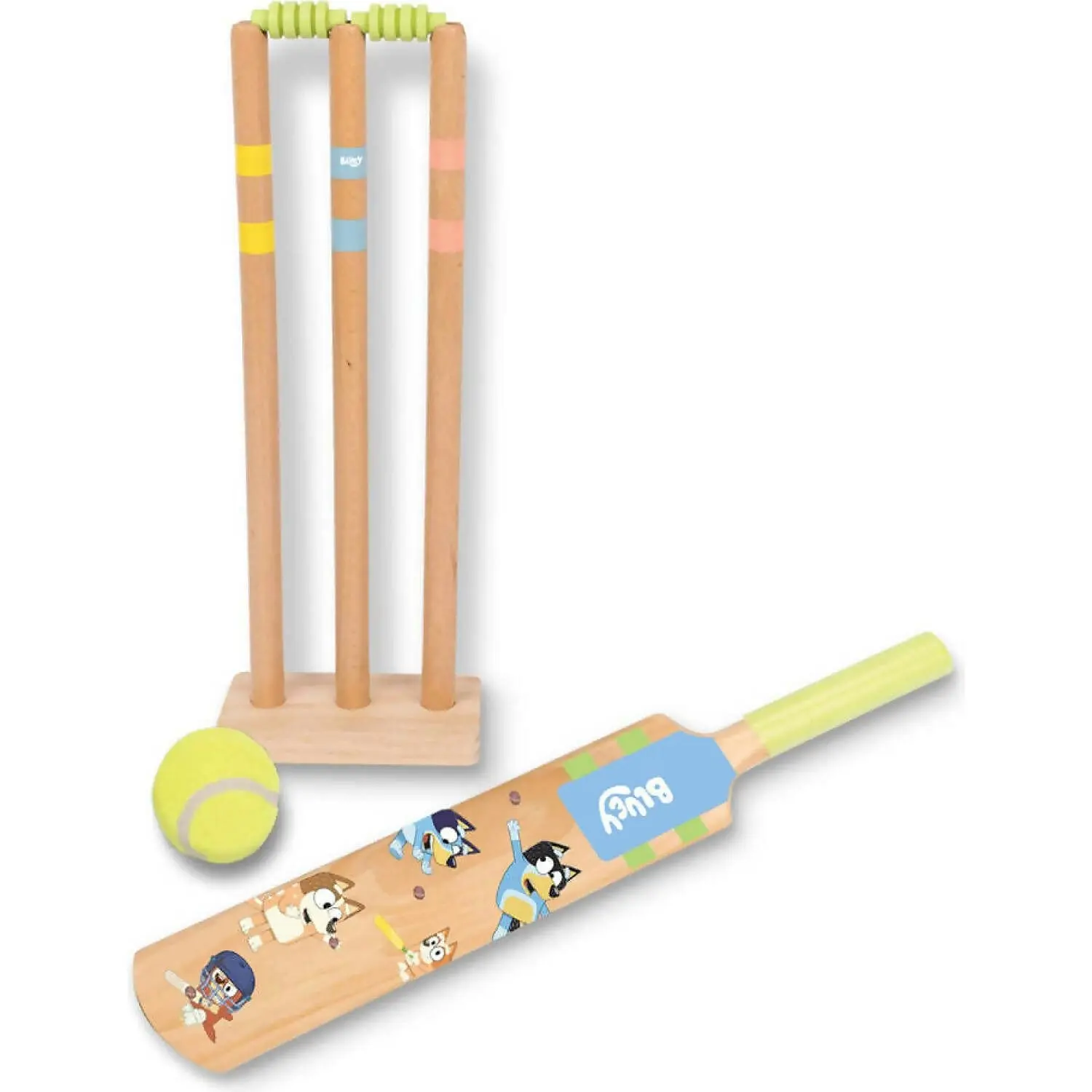 Bluey - Wooden Cricket Set - Jasnor