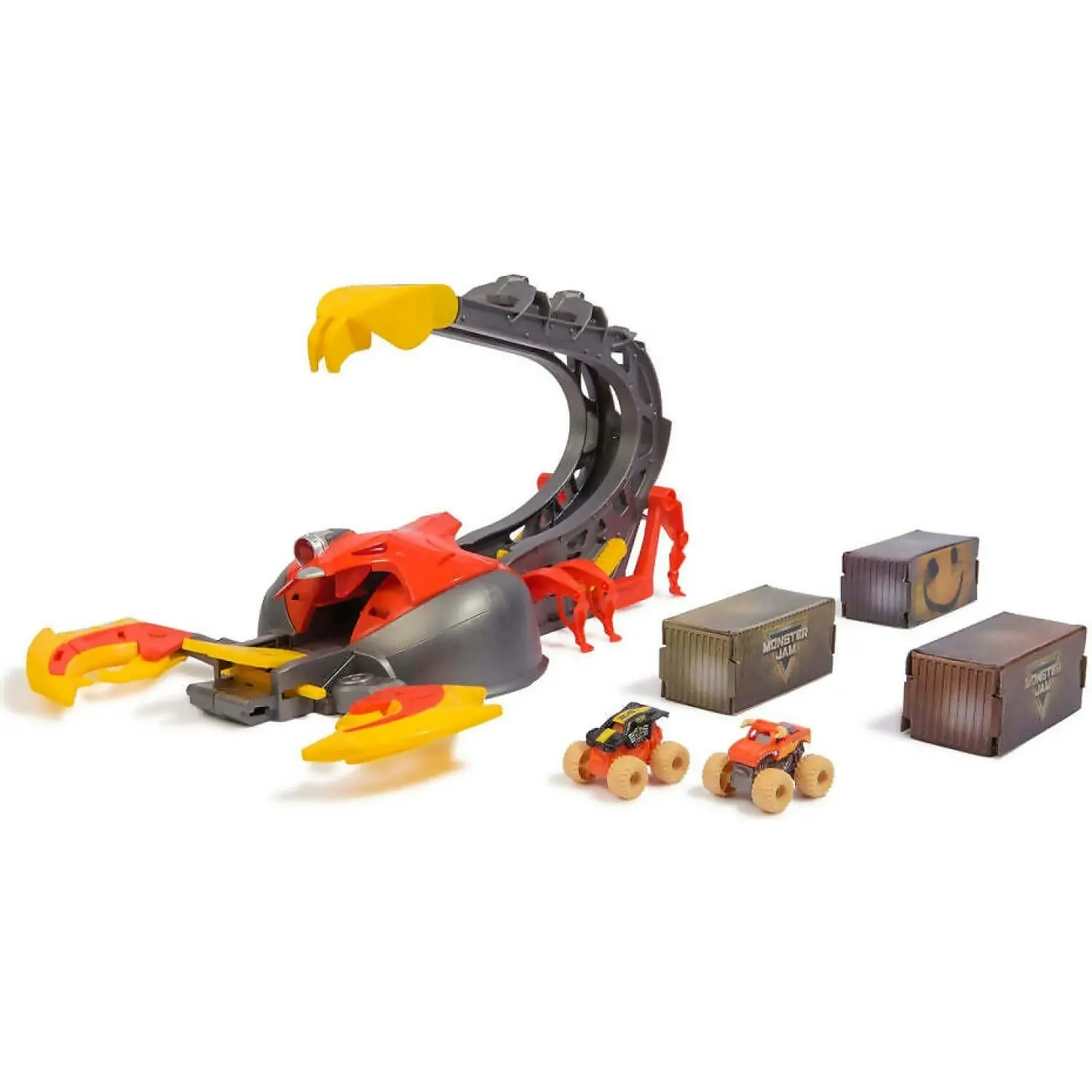 Monster Jam - Mini Jams El Toro Loco Venom Velocity Scorpion Playset - Spin Master