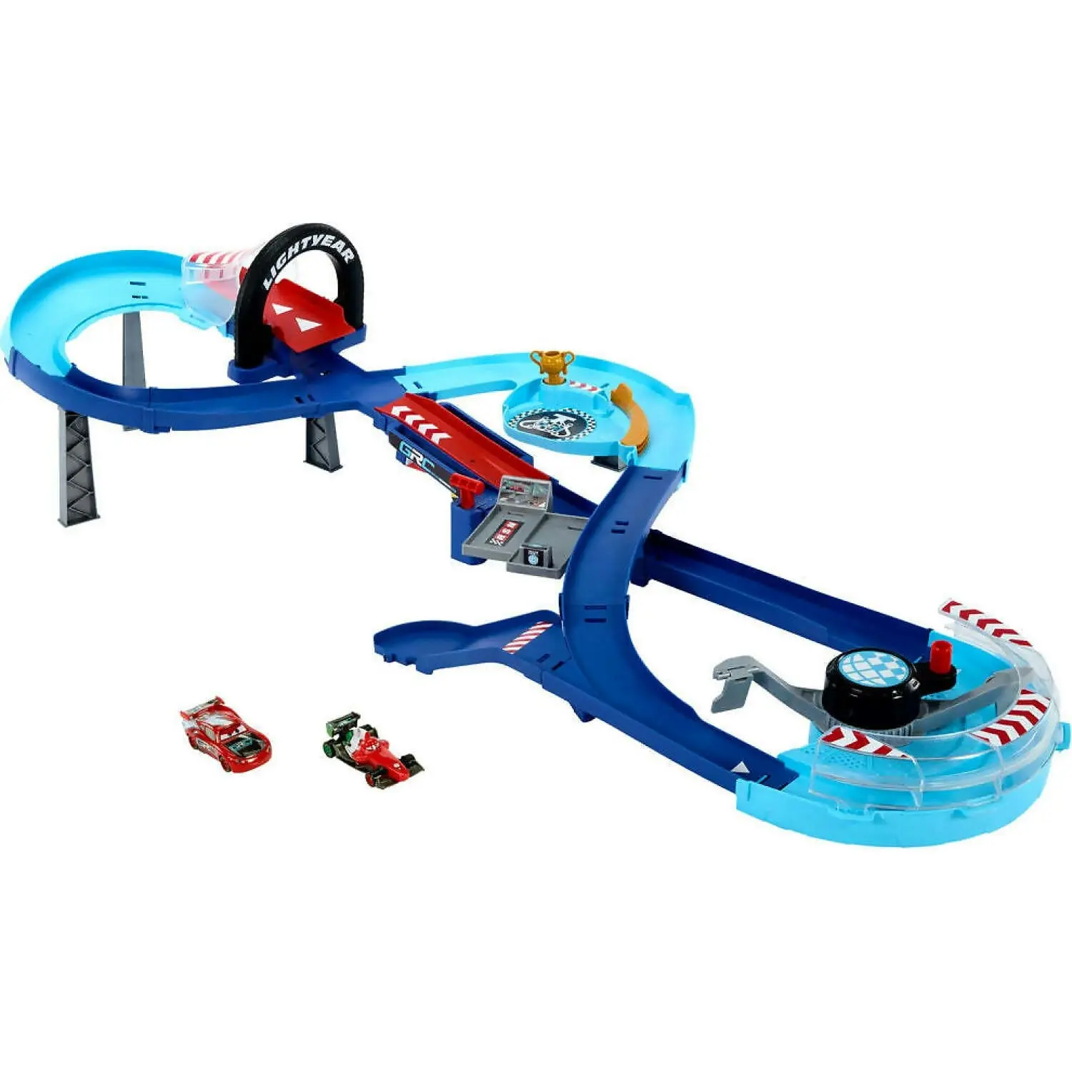 Disney Pixar Cars - Global Racers Cup Grc Jumping Raceway Playset