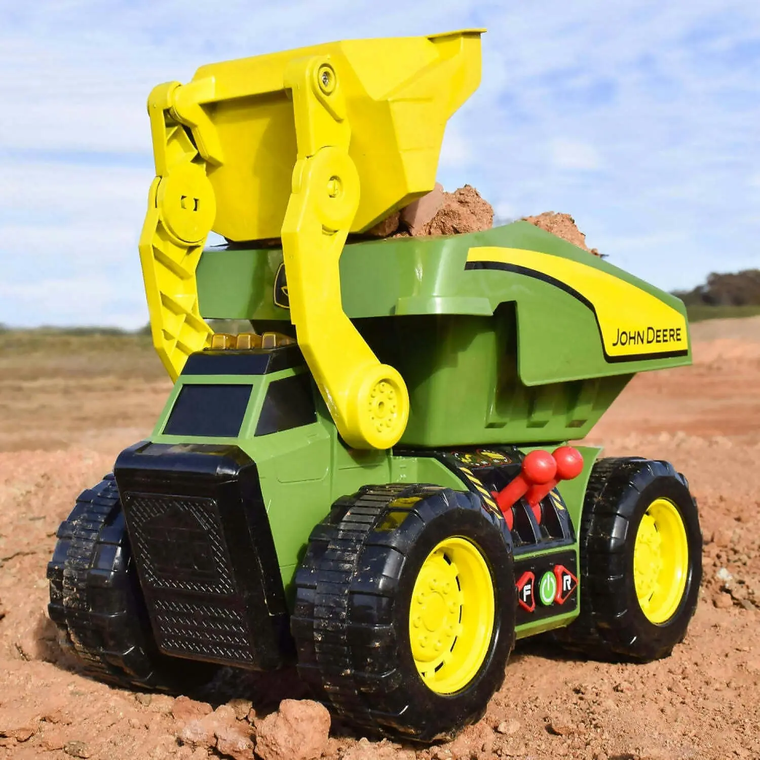 John Deere - Motorised Lights & Sounds 2-n-1 Dig Rig 46cm