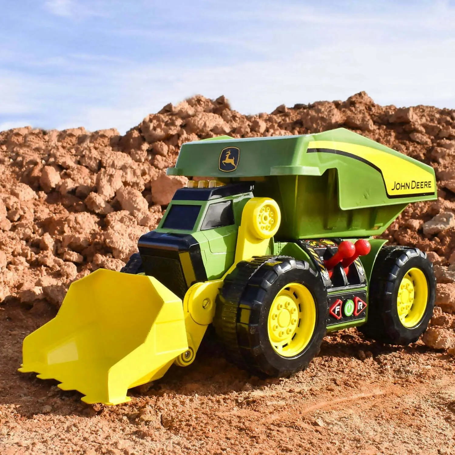 John Deere - Motorised Lights & Sounds 2-n-1 Dig Rig 46cm