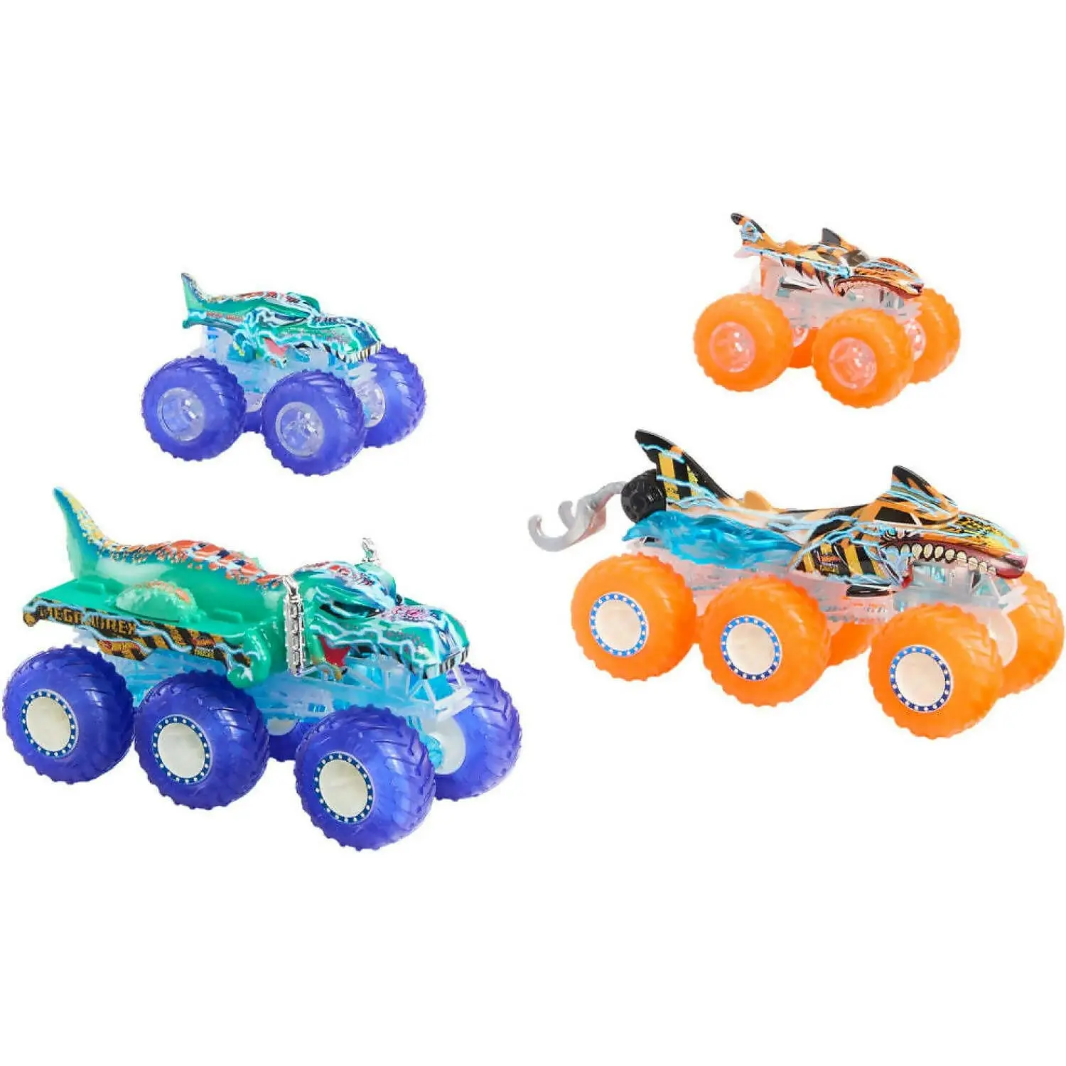 Hot Wheels - Monster Trucks Power Smashers Truck & Big Rig Multipack