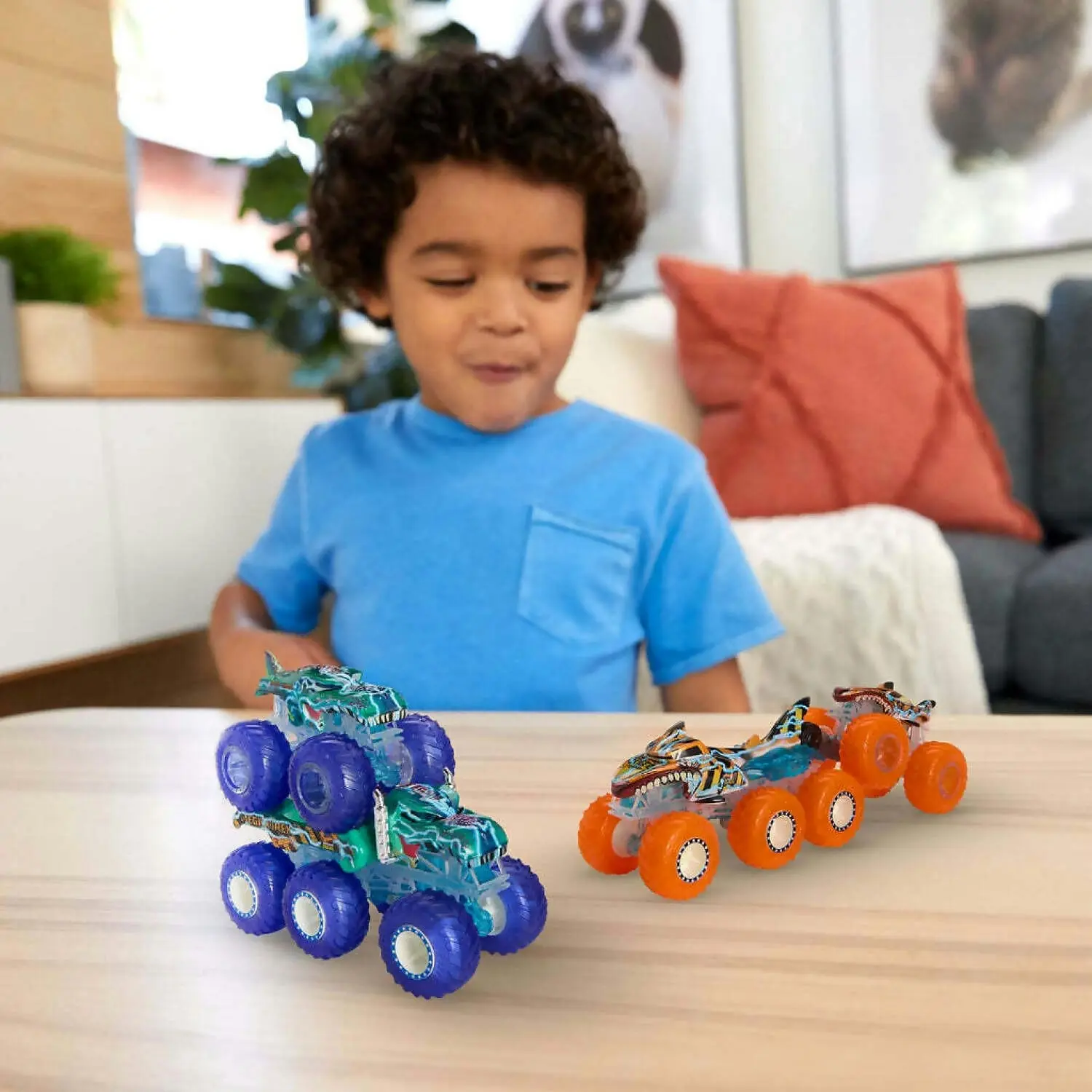 Hot Wheels - Monster Trucks Power Smashers Truck & Big Rig Multipack