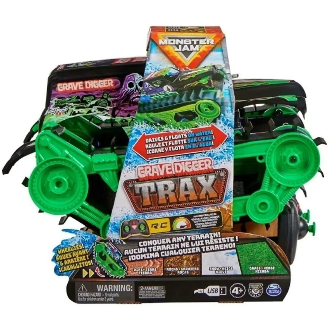 Monster Jam - 1:15 Scale Grave Digger Trax Radio Control