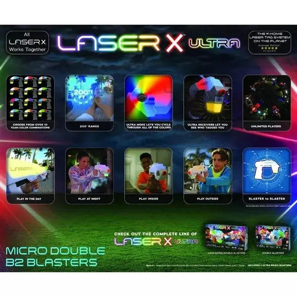 Laser X - Ultra Micro Double B2 Blasters