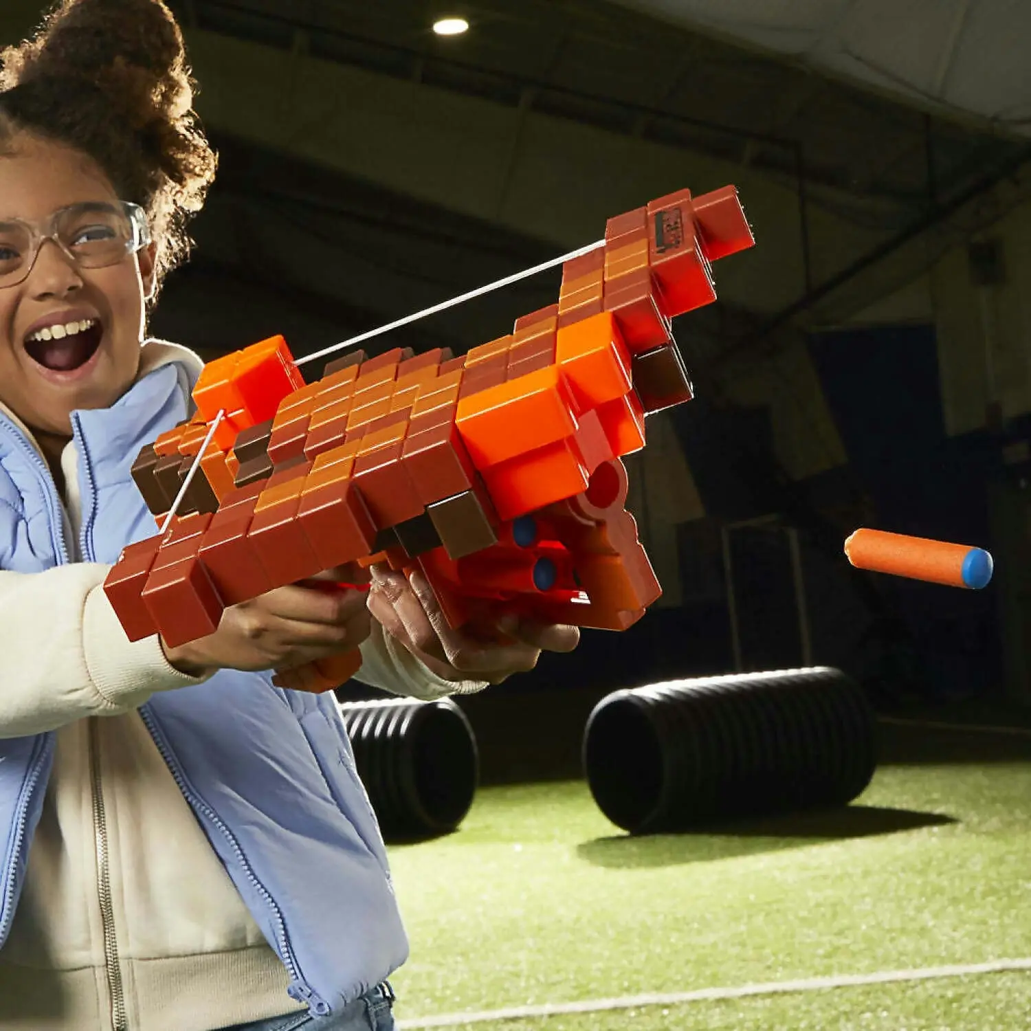 Nerf - Minecraft Pillager's Crossbow Dart Blaster - Hasbro