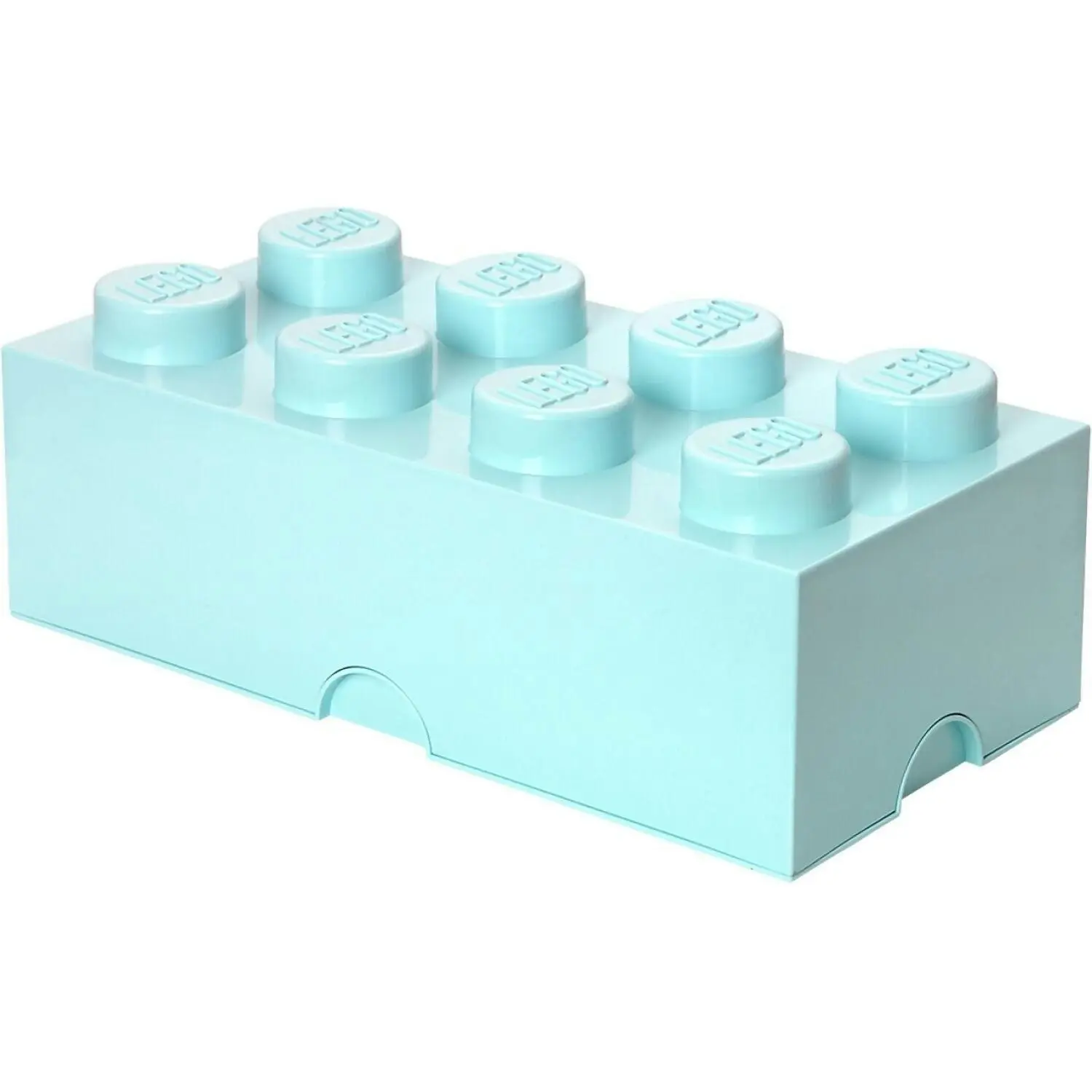 LEGO Storage Brick 8 Studs Aqua - Room Copenhagen