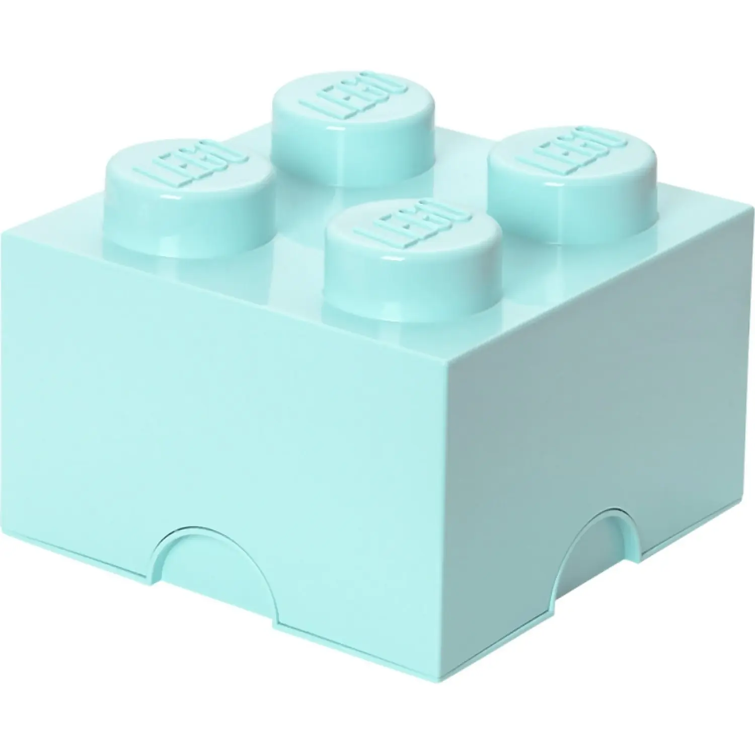 LEGO Storage Brick 4 Studs Aqua - Room Copenhagen