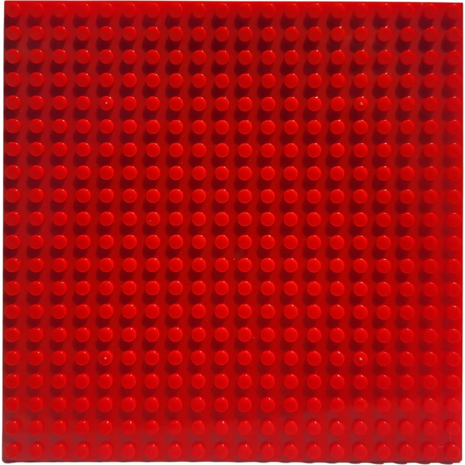 Baseplate - XXSmall 20×20 Stud (16x16cm) Red Generic Base Plate