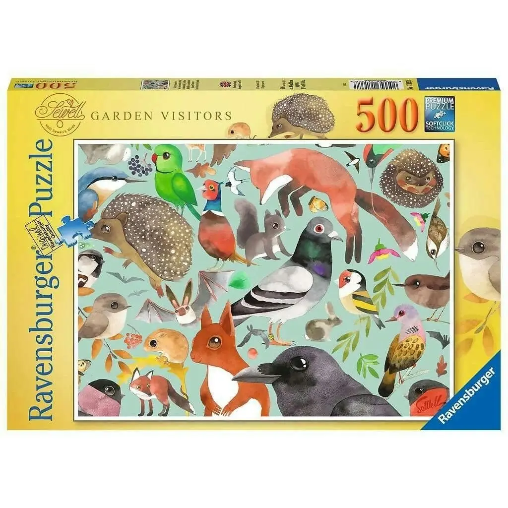 Ravensburger - Garden Vistors Jigsaw Puzzle 500 Pieces