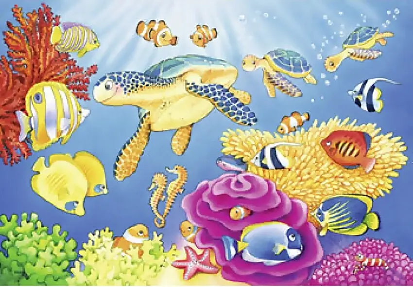 Ravensburger - Colourful Underwater World Jigsaw Puzzle 2x24 Pieces