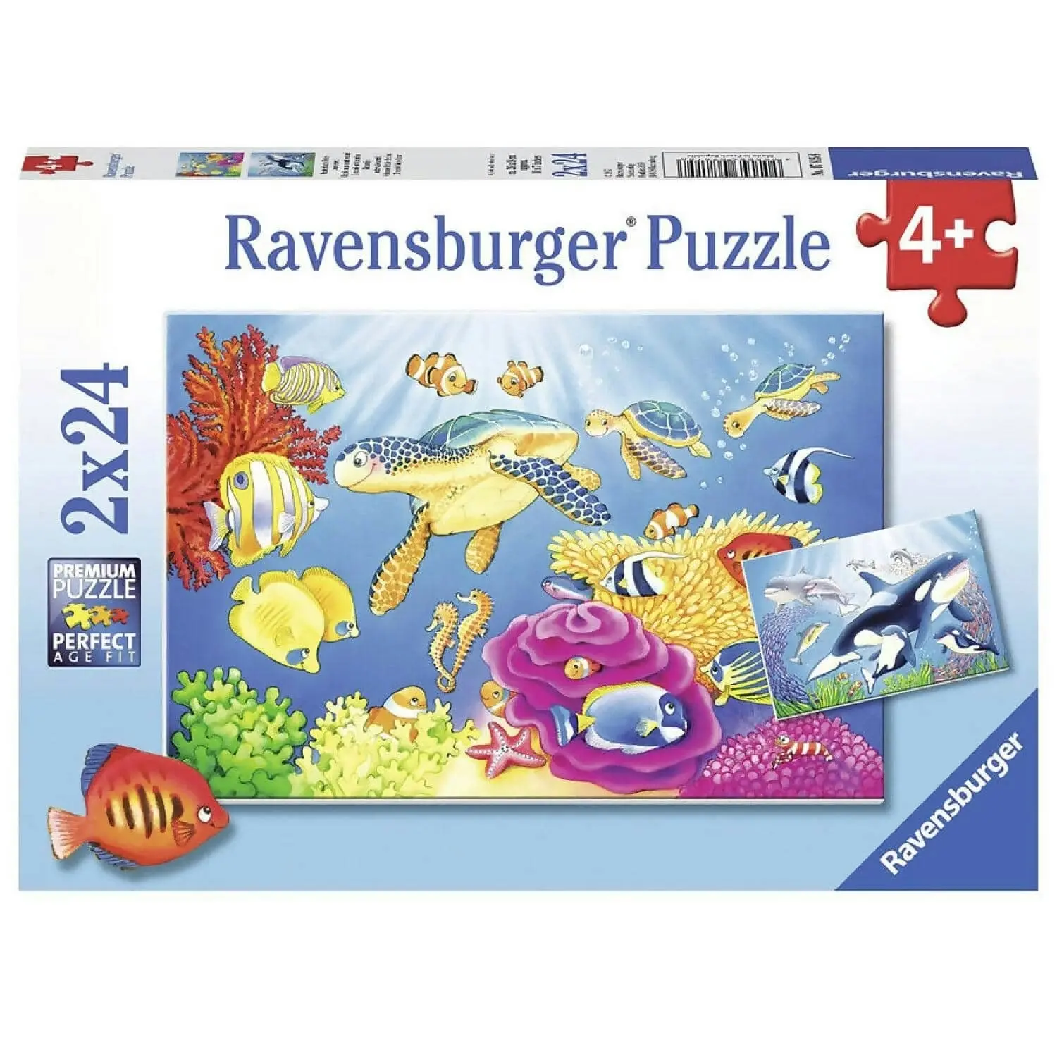 Ravensburger - Colourful Underwater World Jigsaw Puzzle 2x24 Pieces