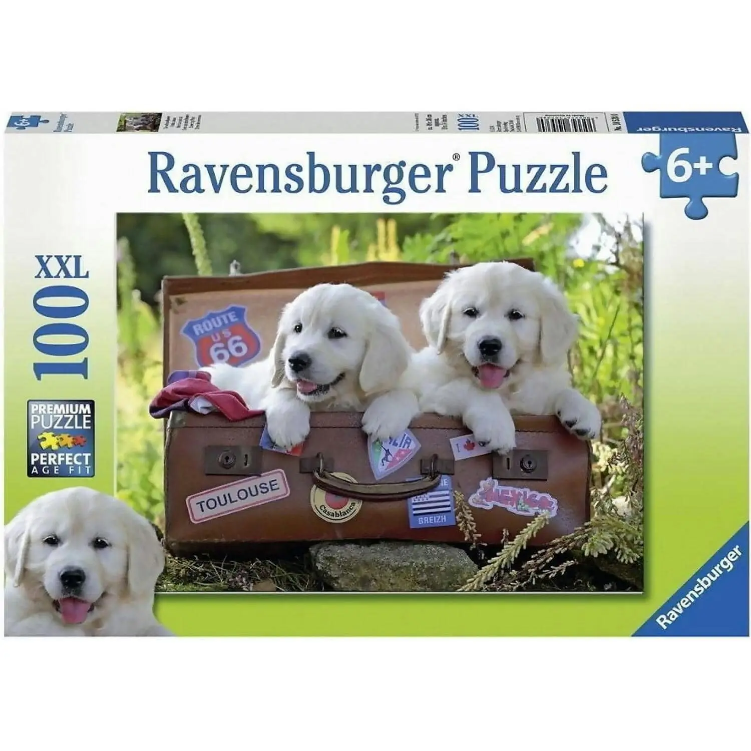 Ravensburger - Travelling Puppies Jigsaw Puzzle 100 Pieces