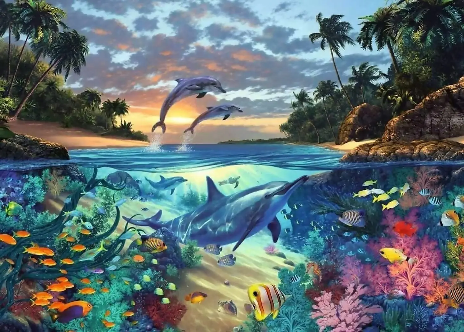 Ravensburger - Coral Bay Jigsaw Puzzle 1000 Pieces