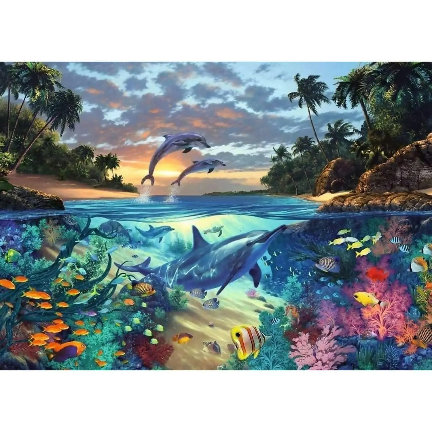 Ravensburger - Coral Bay Jigsaw Puzzle 1000 Pieces