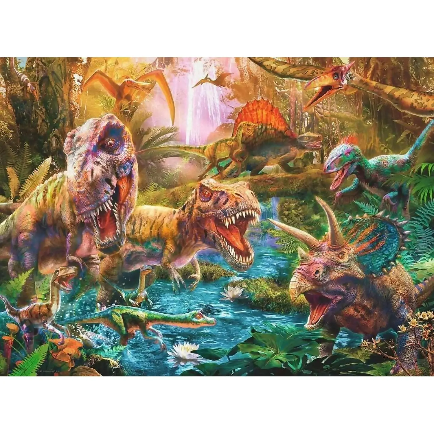 Ravensburger T-Rex Attack Jigsaw Puzzle 150pc