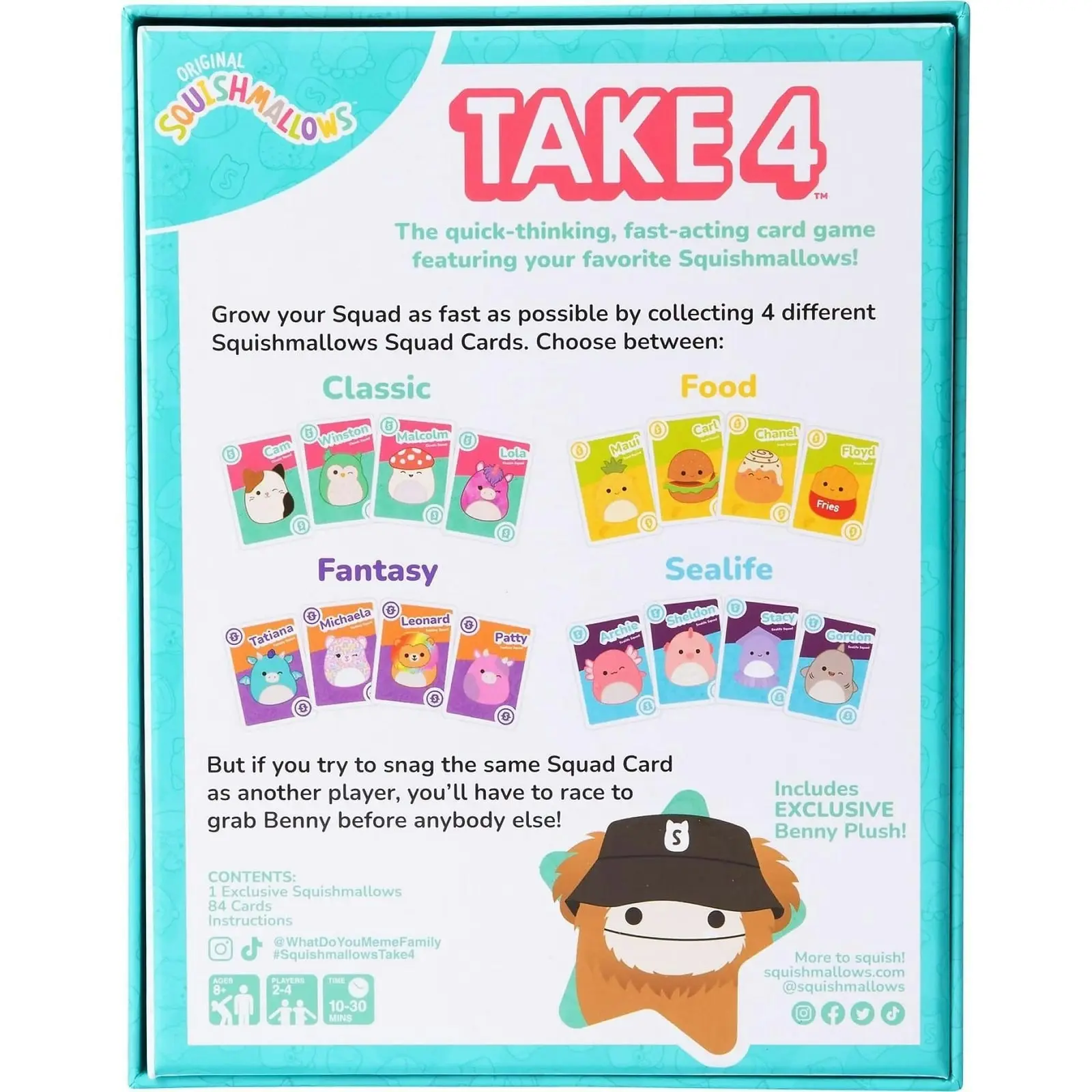 Squishmallows - Take 4 Card Game - What Do You Meme